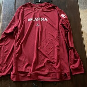 Oklahoma Jordan Brand Long Sleeve Tee Small